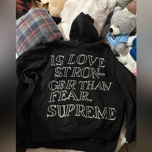 Supreme Stronger Than Fear Sweater